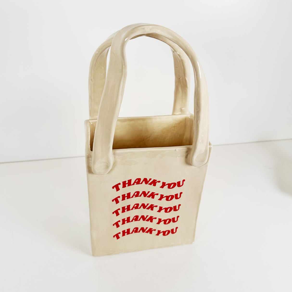 Thank You Tote Bag Vase | Jessica Walker