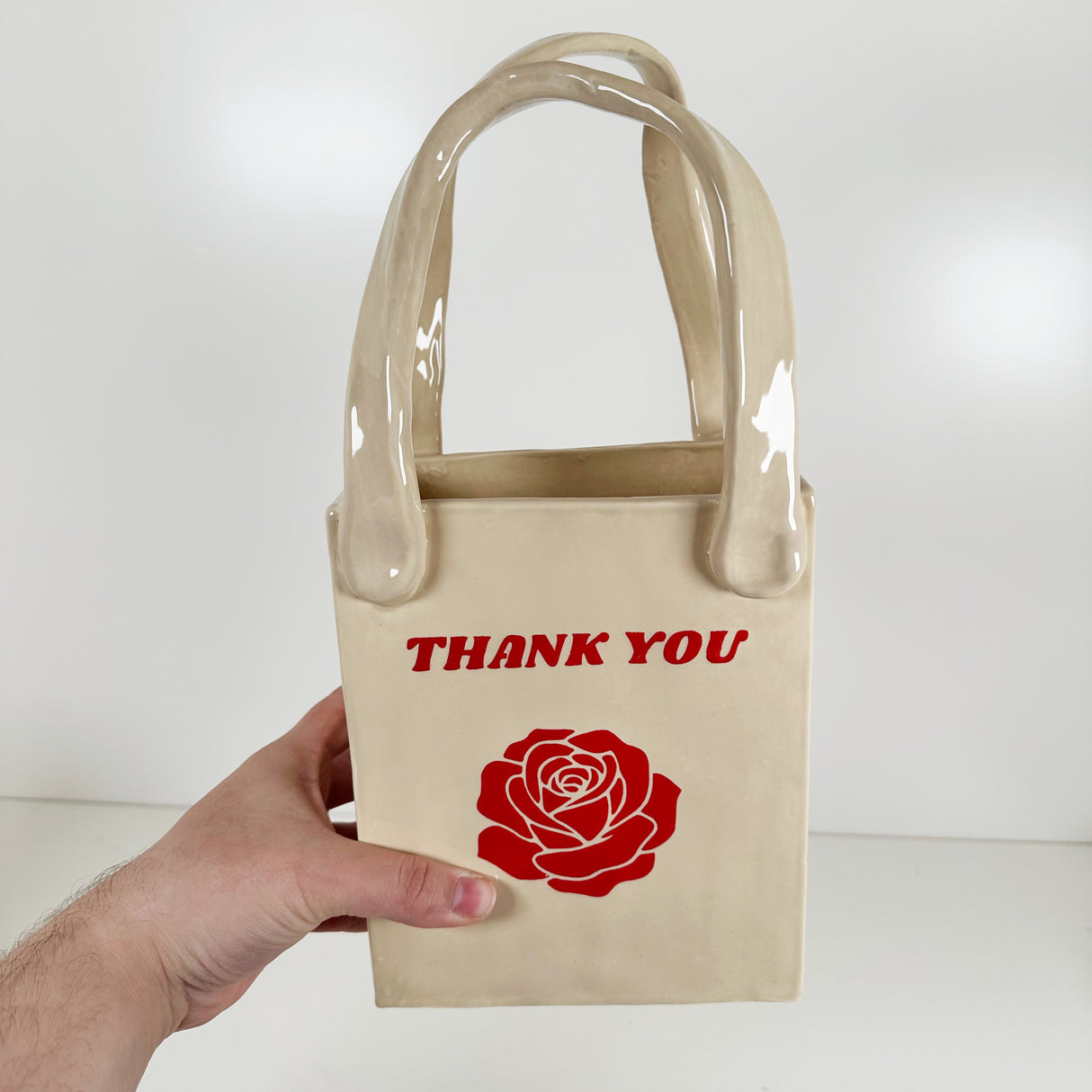 Thank You Tote Bag Vase | Jessica Walker