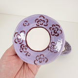 Medium Lavender & Deep Purple Mini Dish with Hook for Hanging | Jessica Walker