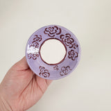 Medium Lavender & Deep Purple Mini Dish with Hook for Hanging | Jessica Walker