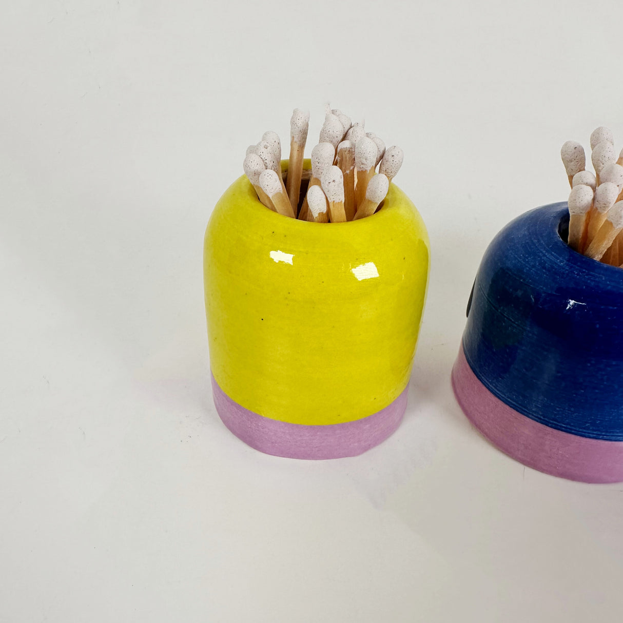 Domed Match Holder and Strike in Bold Colors | Madeleine Schmidt