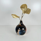 Deep Dark Watercolor Style Stoneware Bud Vase | Madeleine Schmidt