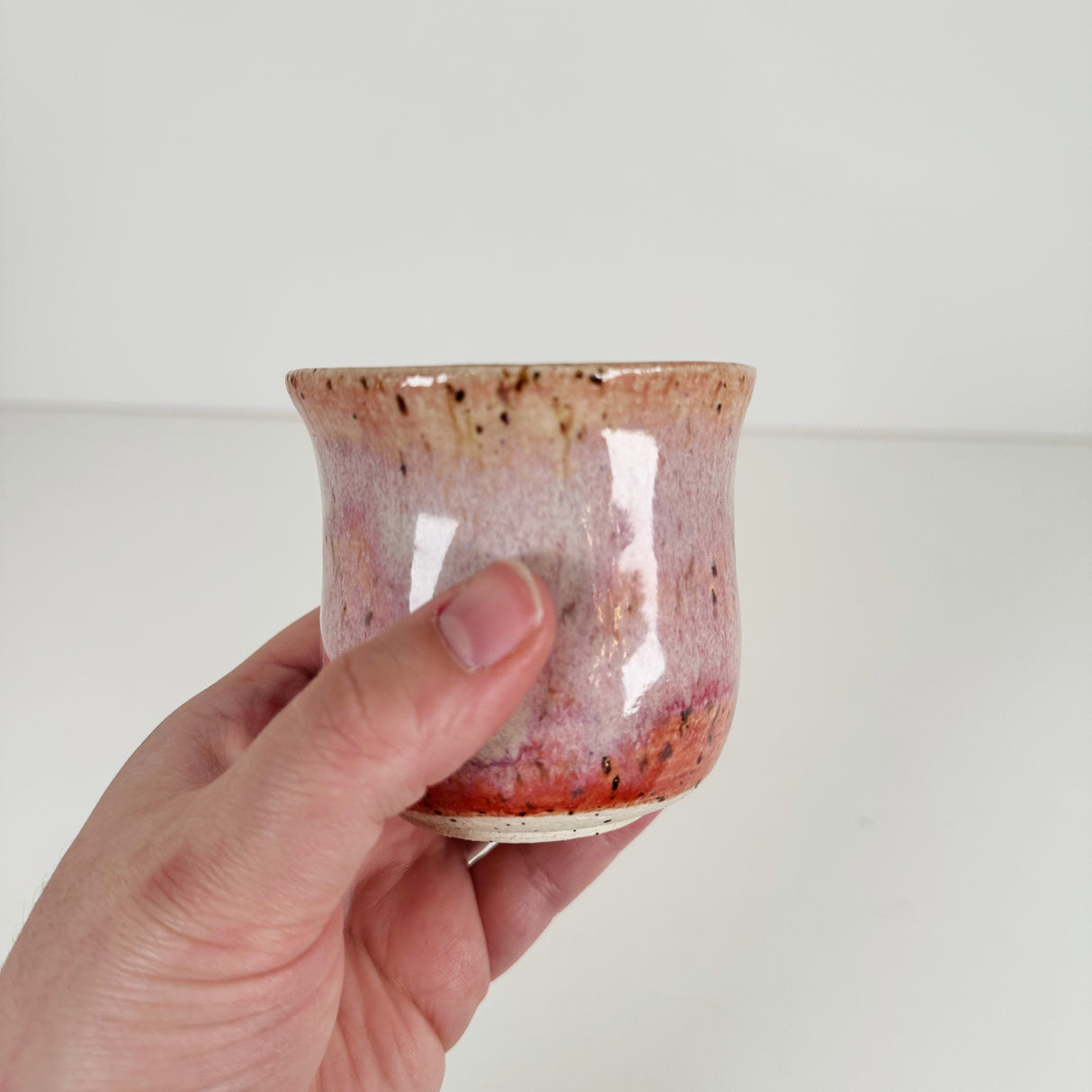 Speckled Pink Thumbprint Cup | Madeleine Schmidt