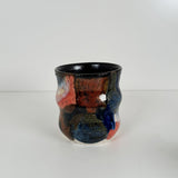 Deep Dark Watercolor Style Stoneware Vases in Three Styles | Madeleine Schmidt