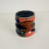 Deep Dark Watercolor Style Stoneware Vases in Three Styles | Madeleine Schmidt