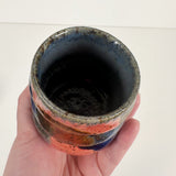 Deep Dark Watercolor Style Stoneware Vases in Three Styles | Madeleine Schmidt