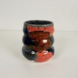 Deep Dark Watercolor Style Stoneware Vases in Three Styles | Madeleine Schmidt