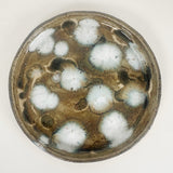 Winter Woods and Blue Green Speckled Stoneware Dishes | Madeleine Schmidt