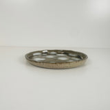 Winter Woods and Blue Green Speckled Stoneware Dishes | Madeleine Schmidt