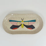 Moth & Butterfly Stoneware Trays | Madeleine Schmidt