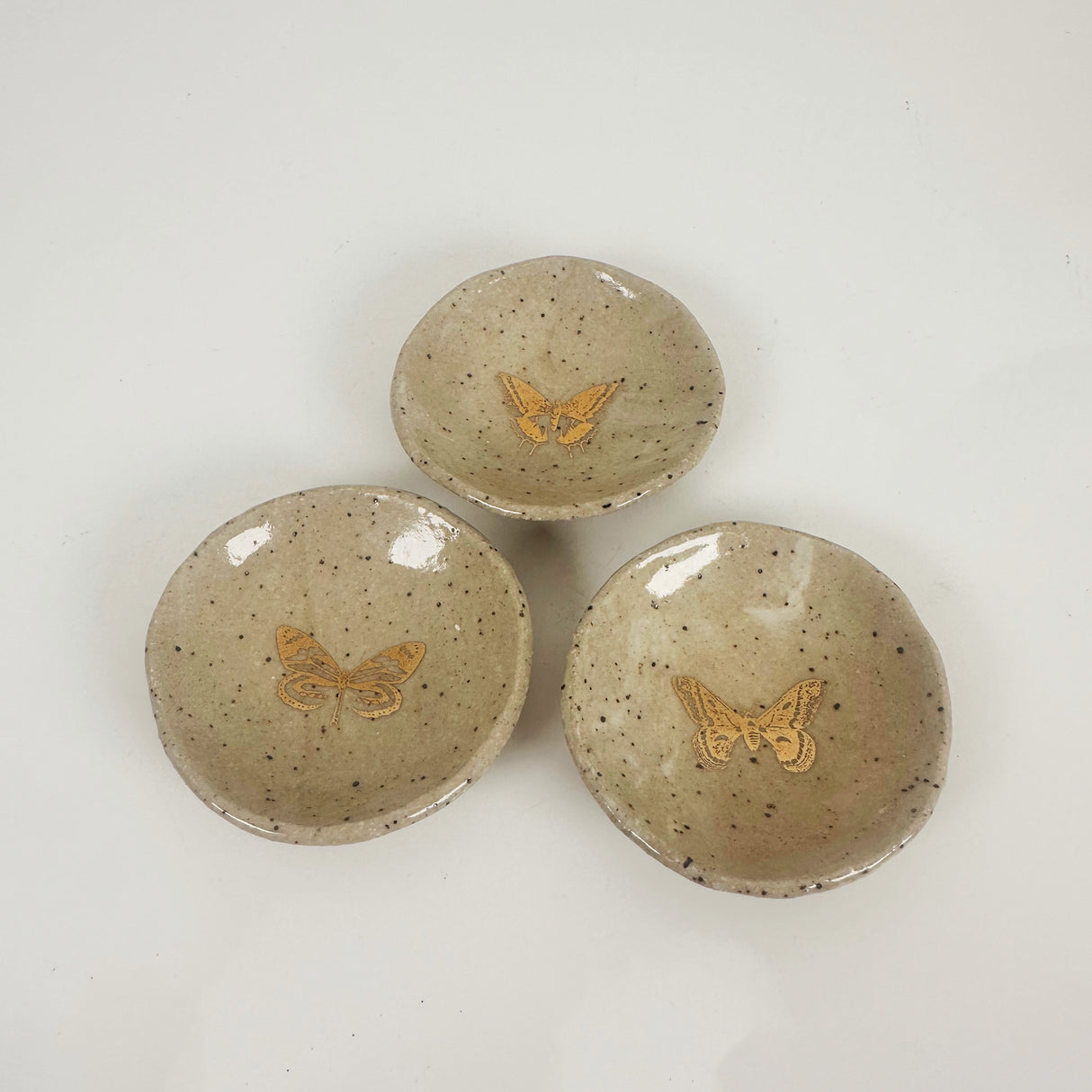Speckled Sandy Butterfly Trinket Dishes | Madeleine Schmidt