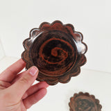 Scalloped Copper Sparkle Stoneware Dishes | Madeleine Schmidt