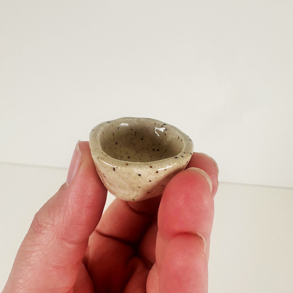 Teeny Tiny Speckled Stoneware Bowl | Madeleine Schmidt