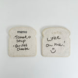 Bread Themed Mini Ceramic Dry Erase Boards  | Madeleine Schmidt