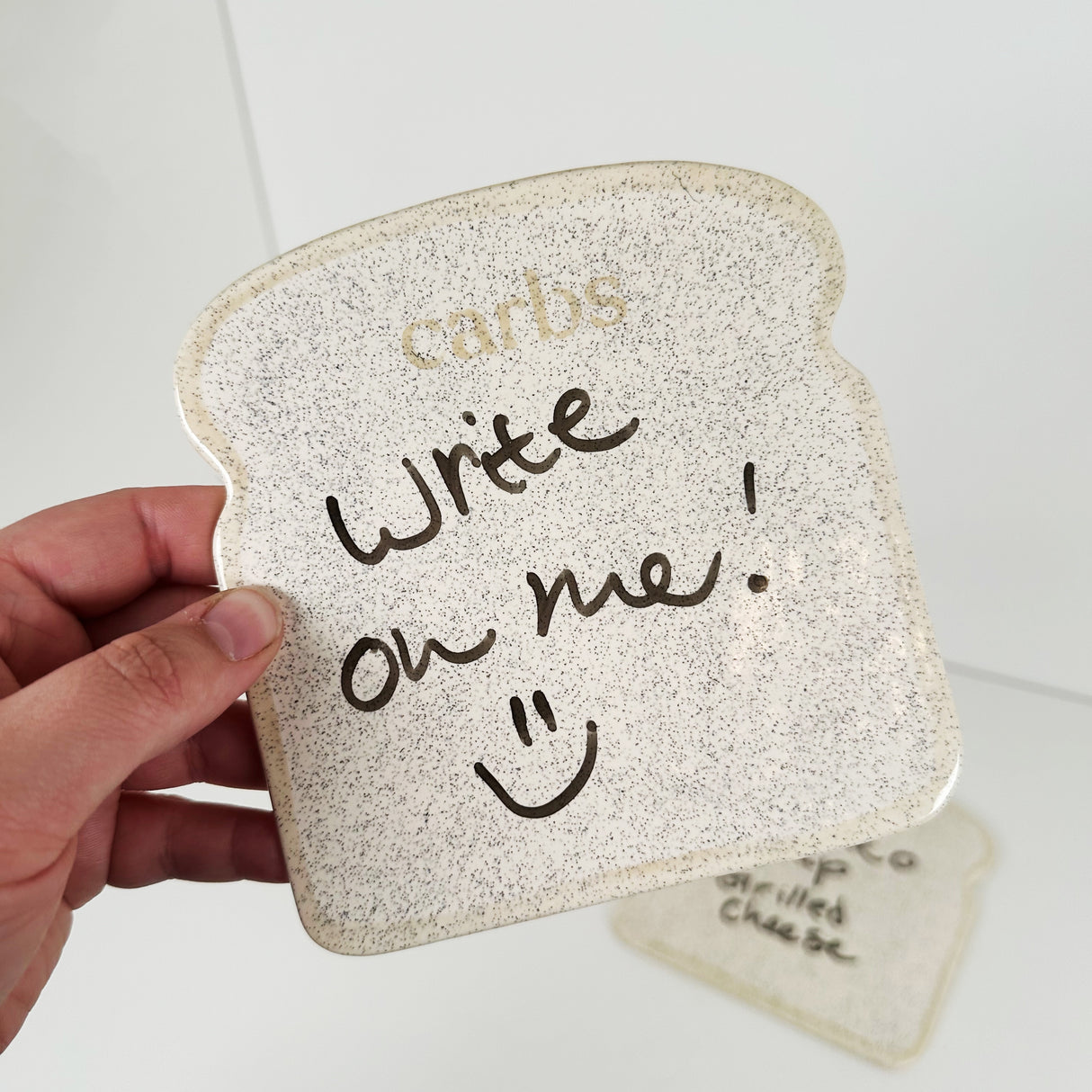 Bread Themed Mini Ceramic Dry Erase Boards  | Madeleine Schmidt