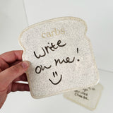 Bread Themed Mini Ceramic Dry Erase Boards  | Madeleine Schmidt