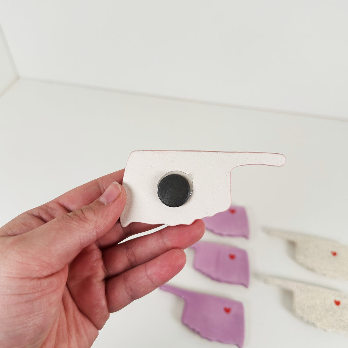 Colorful Oklahoma Shaped Magnet | Madeleine Schmidt