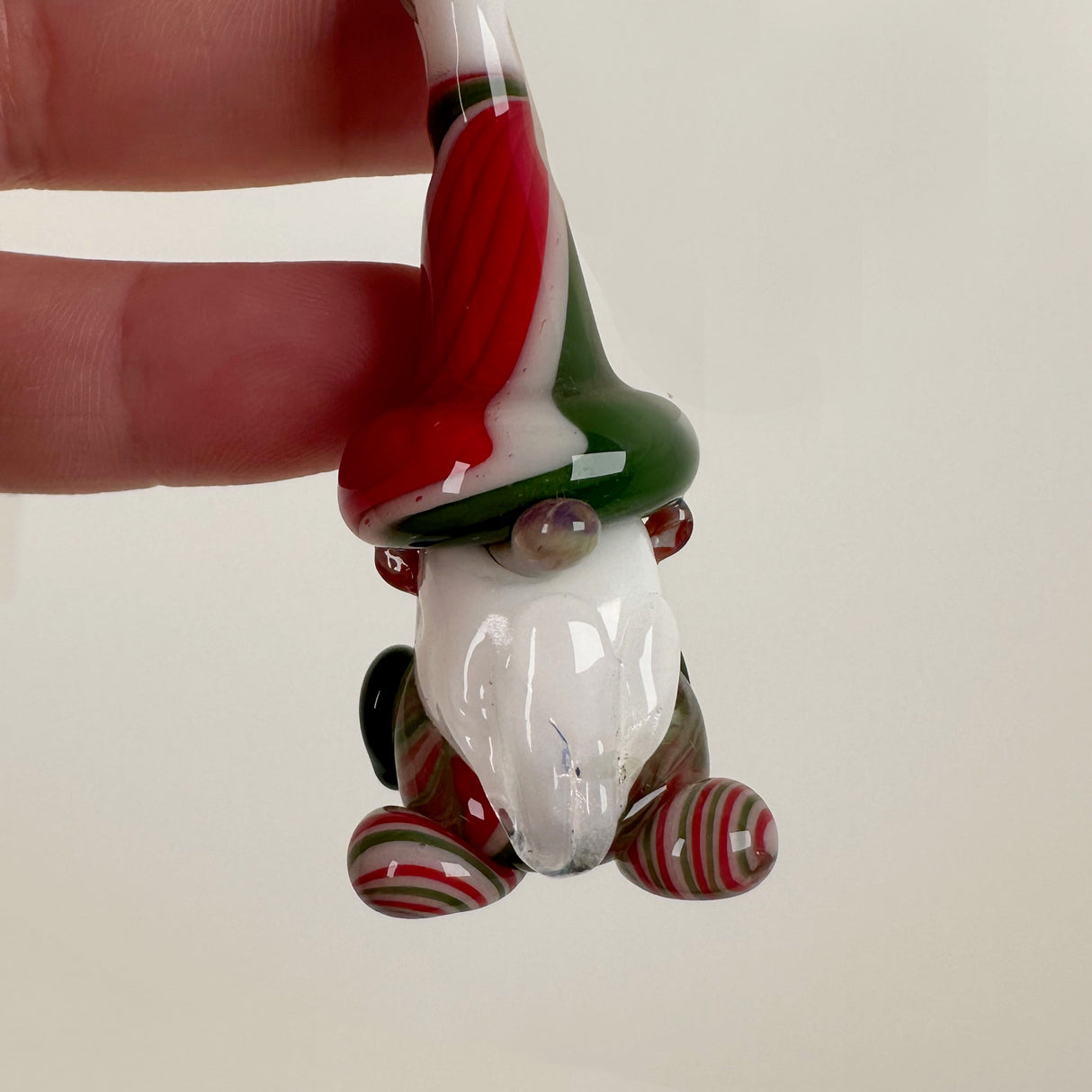 Handmade Mini Glass Gnome Ornament | Jay Slack