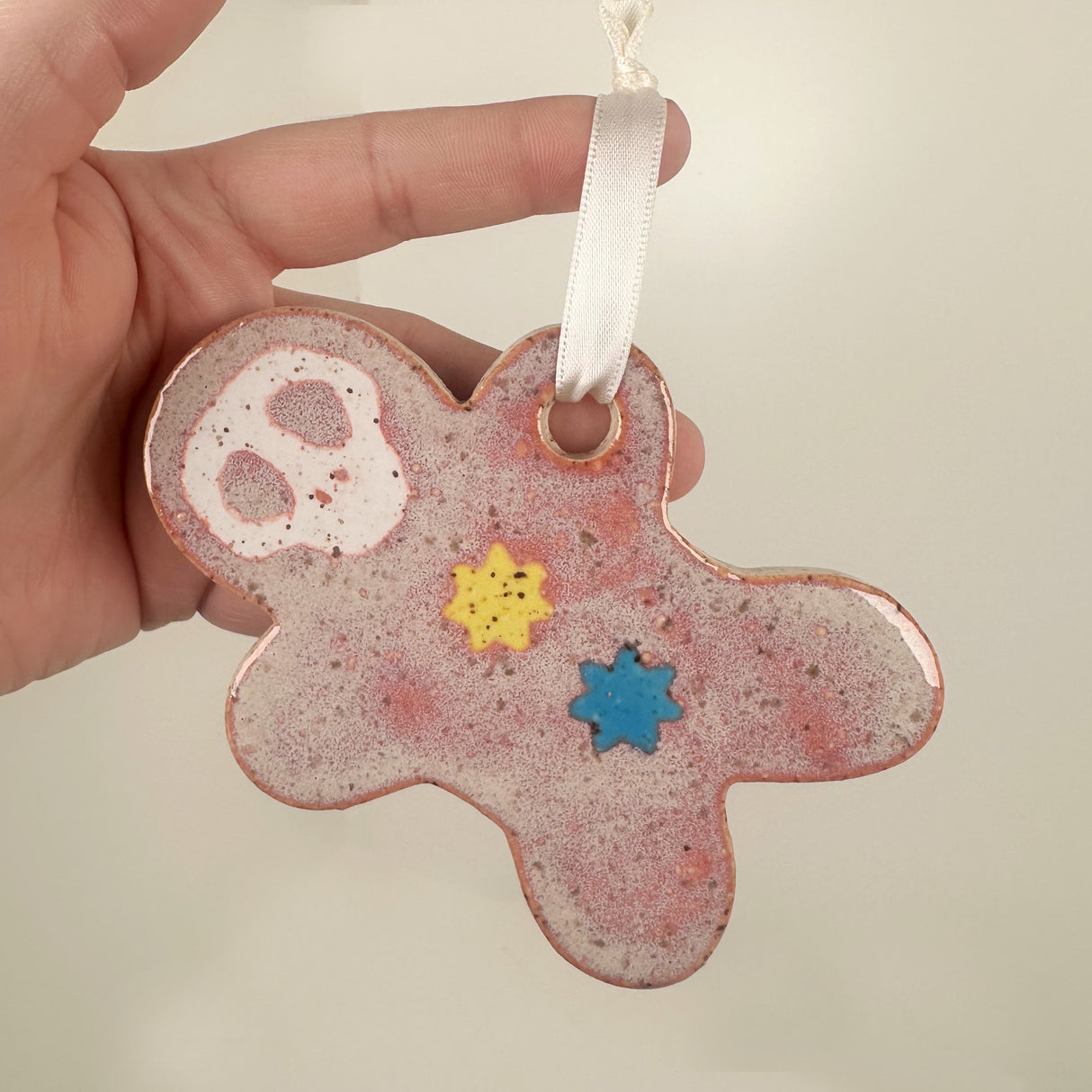 Ceramic Skull Gingerbread Man- A | Dangit Design