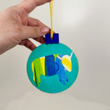 Painted Collage Buffalo Ornament- Multiple Styles Available | Jackie Myers Art