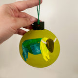 Painted Collage Buffalo Ornament- Multiple Styles Available | Jackie Myers Art
