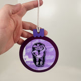 Painted Collage Cowboy Frog Ornament- Multiple Styles Available | Jackie Myers Art