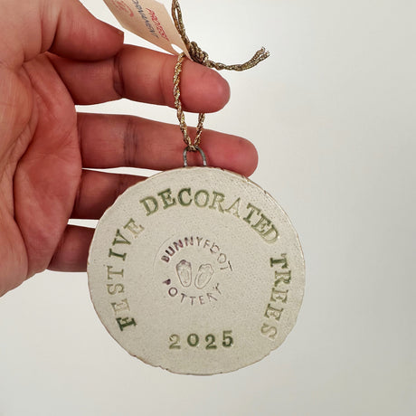 Protest Ceramic Tree Ornament | Bunnyfoot Pottery