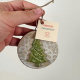 Protest Ceramic Tree Ornament | Bunnyfoot Pottery