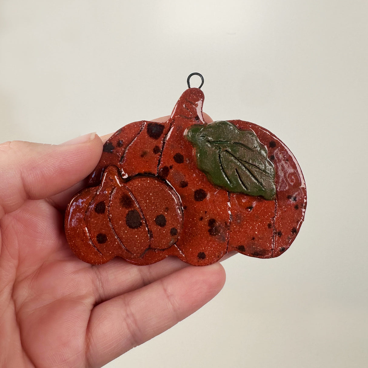 Ceramic Pumpkin Ornament | Bunnyfoot Pottery