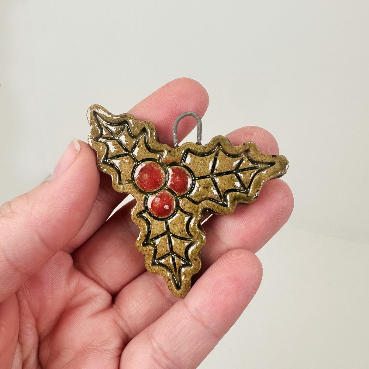 Ceramic Mistletoe Ornament | Bunnyfoot Pottery
