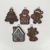 Set of Festive Ceramic Ornaments | Bunnyfoot Pottery