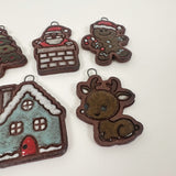 Set of Festive Ceramic Ornaments | Bunnyfoot Pottery