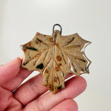 Ceramic Leaf Ornament- Multiple Styles Available | Bunnyfoot Pottery