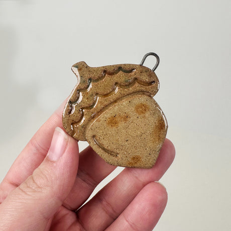 Ceramic Acorn Ornament- Multiple Styles Available | Bunnyfoot Pottery