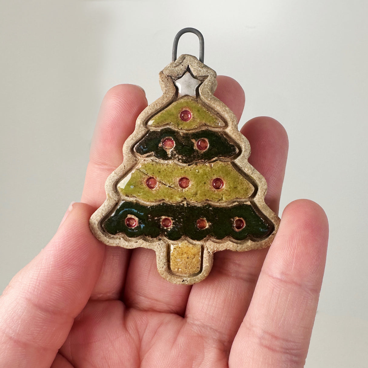 Ceramic Mini Christmas Tree Ornament | Bunnyfoot Pottery