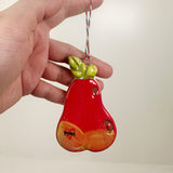 Red Pear Butt Ceramic Ornaments- Multiple Styles Available | Shop Maranda