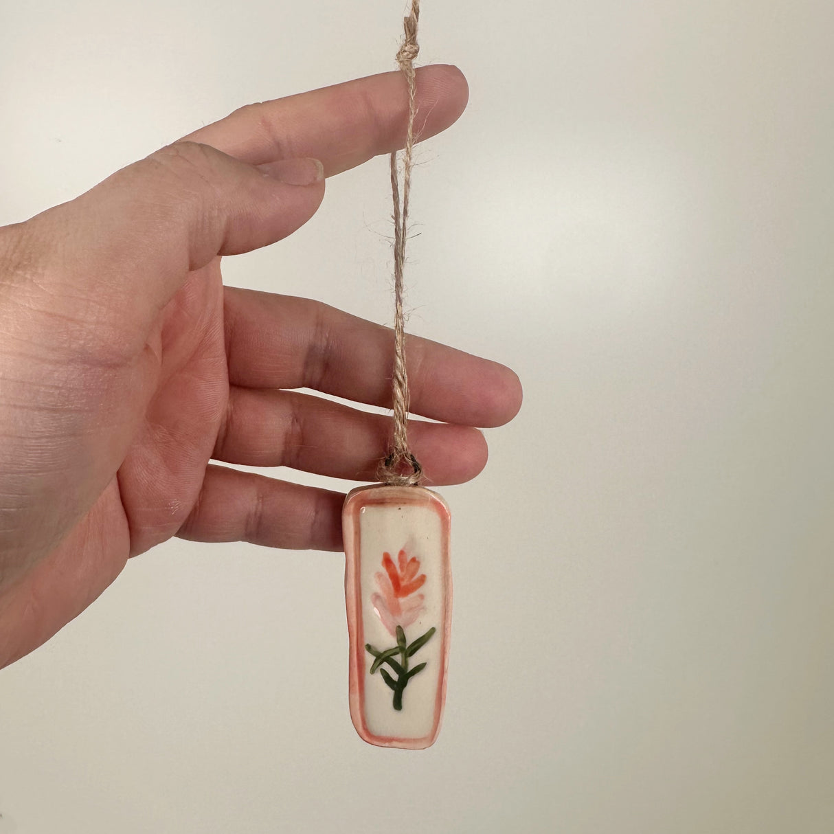 Mini Oklahoma Paintbrush Ceramic Ornament | Shop Maranda