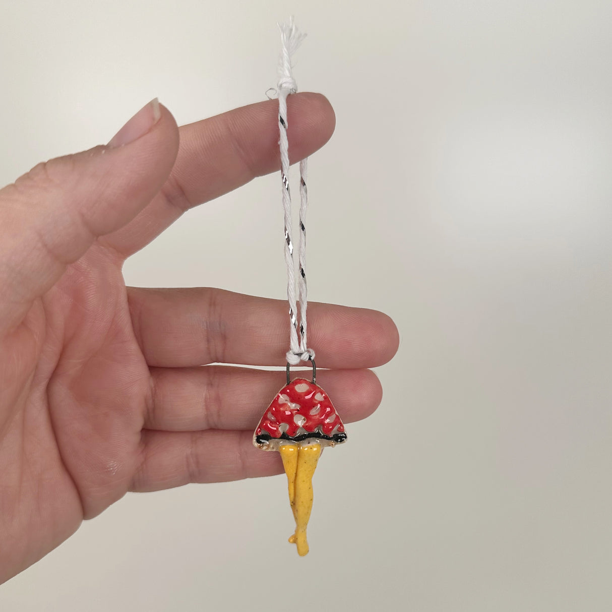 Mini Mushroom Legs Ceramic Ornament- Multiple Styles Available | Shop Maranda