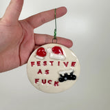Festive As Ceramic Ornament | Molly Jensen