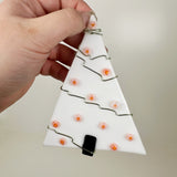 White Tree Fused Glass Ornament - Multiple Styles Available | Figments of Imagination