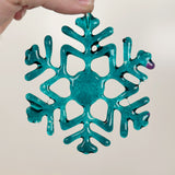 Fused Glass Snowflake Ornament - Multiple Styles Available | Figments of Imagination