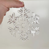 Fused Glass Snowflake Ornament - Multiple Styles Available | Figments of Imagination