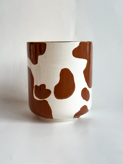 Cow Print Vase