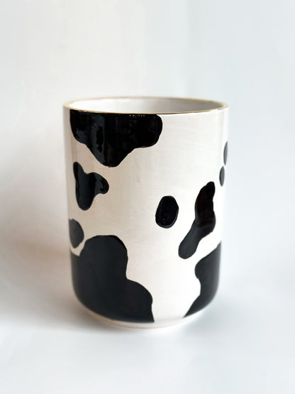 Cow Print Large Vase/Utensil Holder | Wholesale