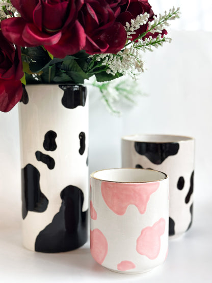 Cow Print Vase