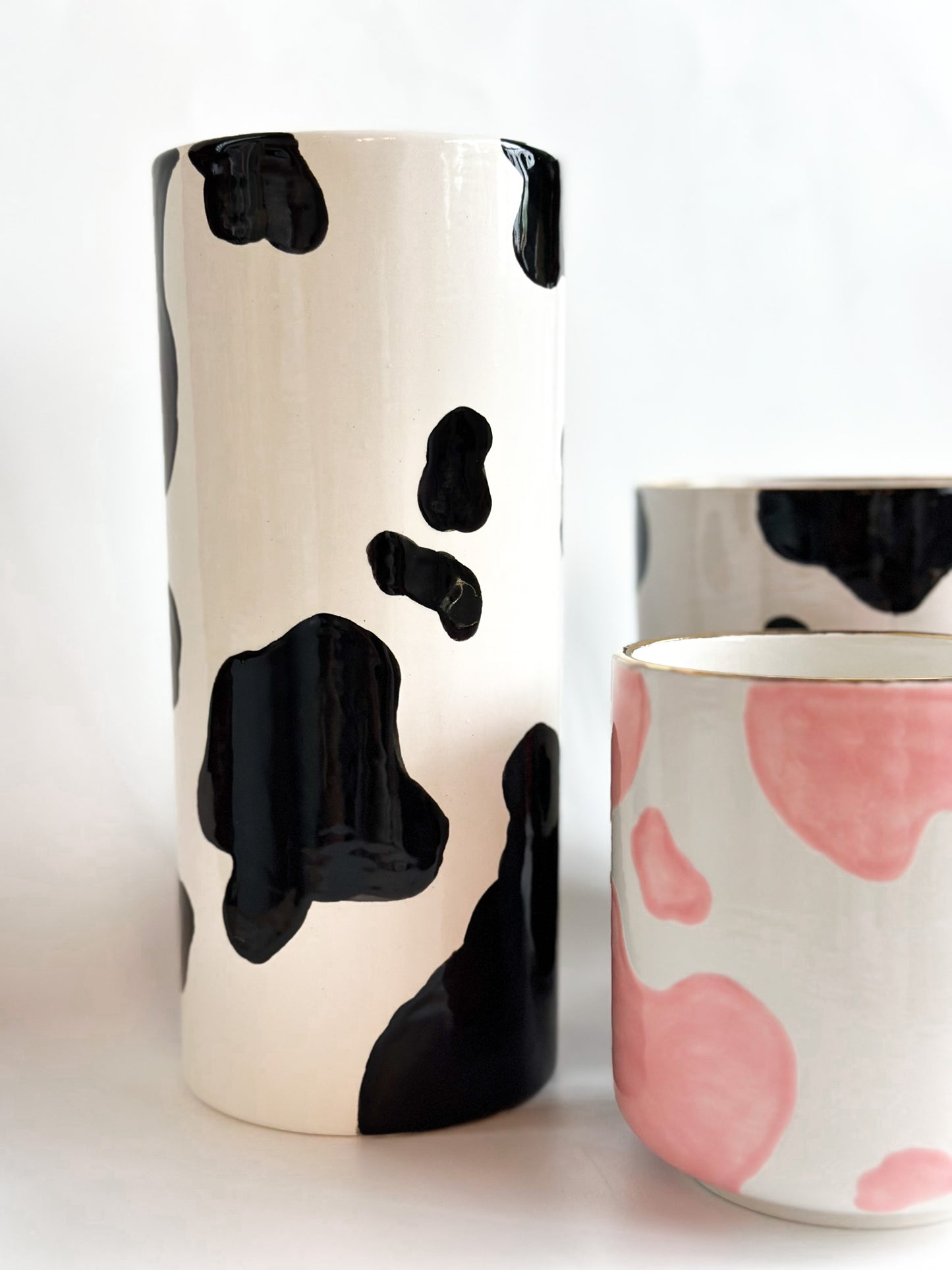 Cow Print Vase