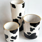 Cow Print Vase/Utensil Holder