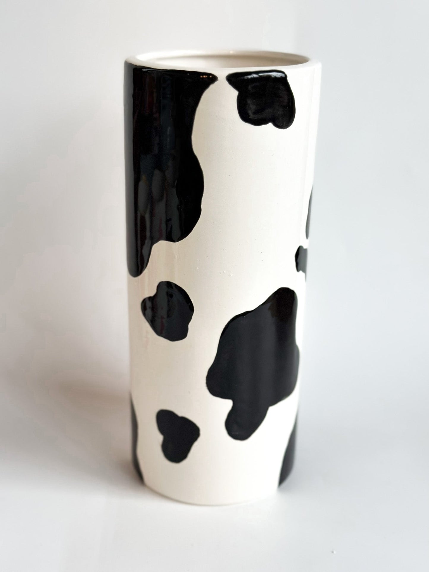 Cow Print Column Vase | Wholesale