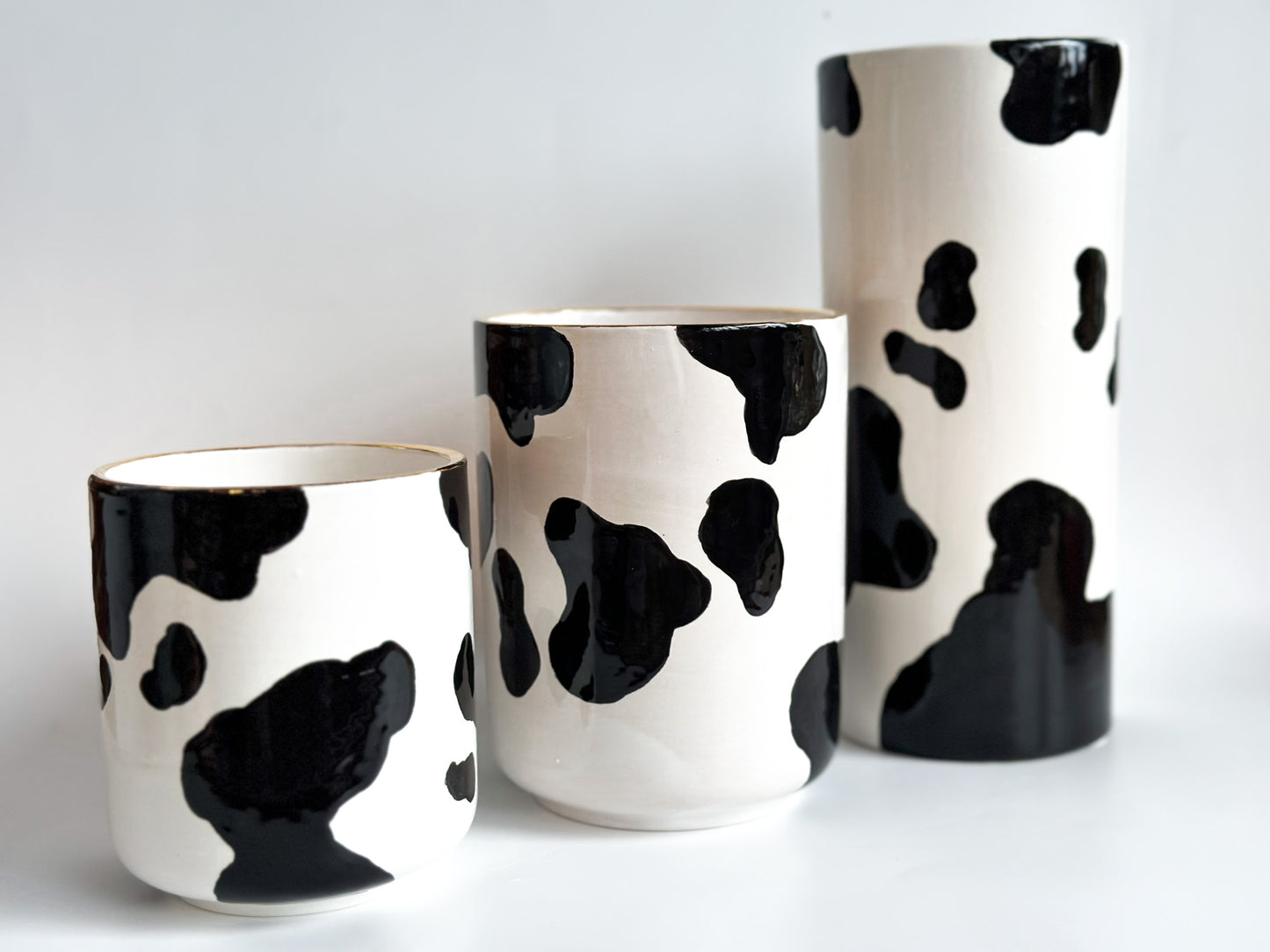 Cow Print Vase