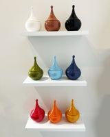 Teardrop Jars in Tiki Orange